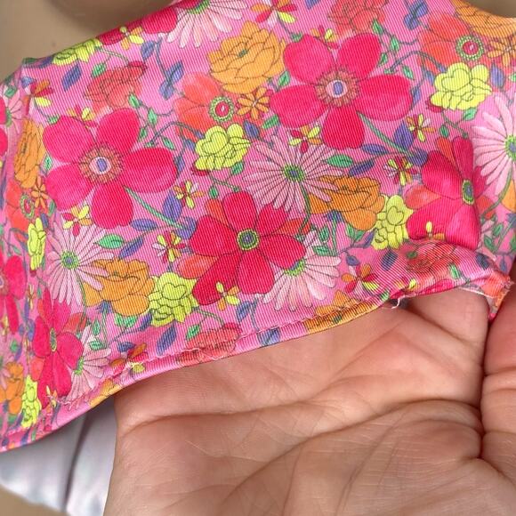 Love Shack Fancy Citrine Passion Sound Beach Floral Ruffle Mini Skirt SZ XS - Picture 13 of 13